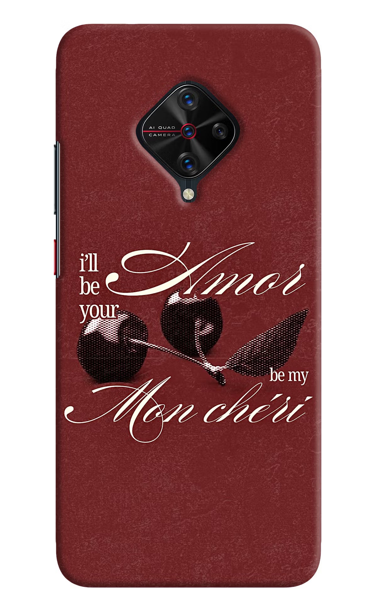 Velvet Cherry Vivo S1 Pro Back Cover