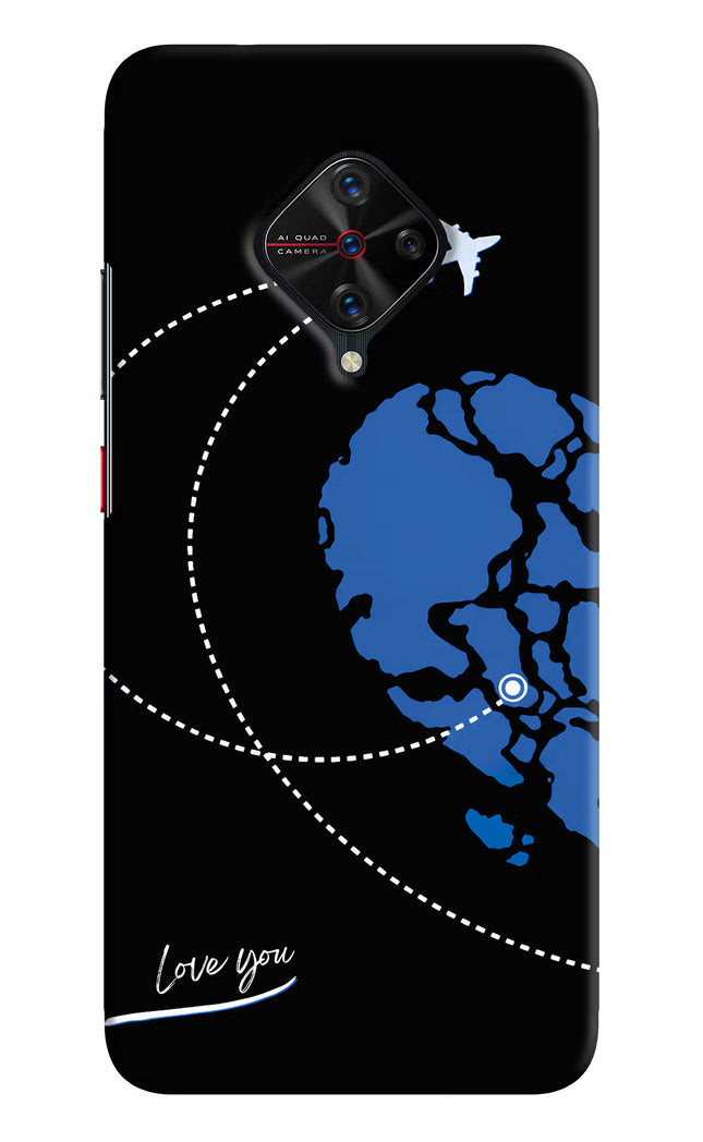 Love Orbit Vivo S1 Pro Hard Case Back Cover by Casekaro