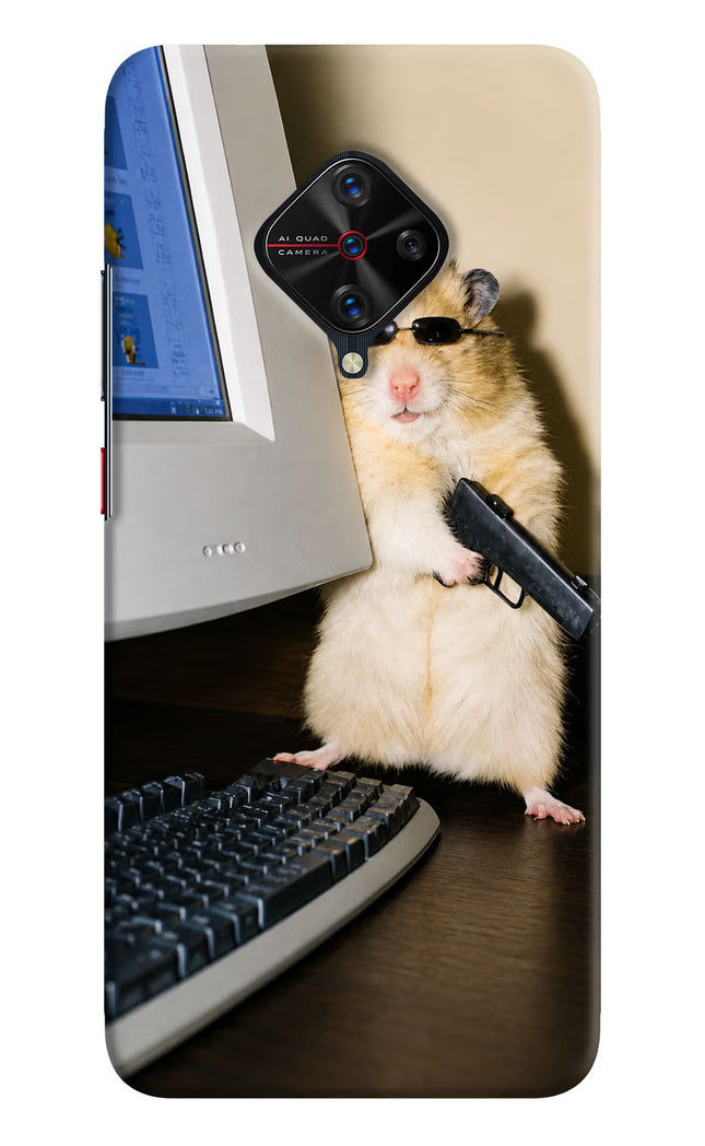 Hacker Hamster Vivo S1 Pro Hard Case Back Cover by Casekaro