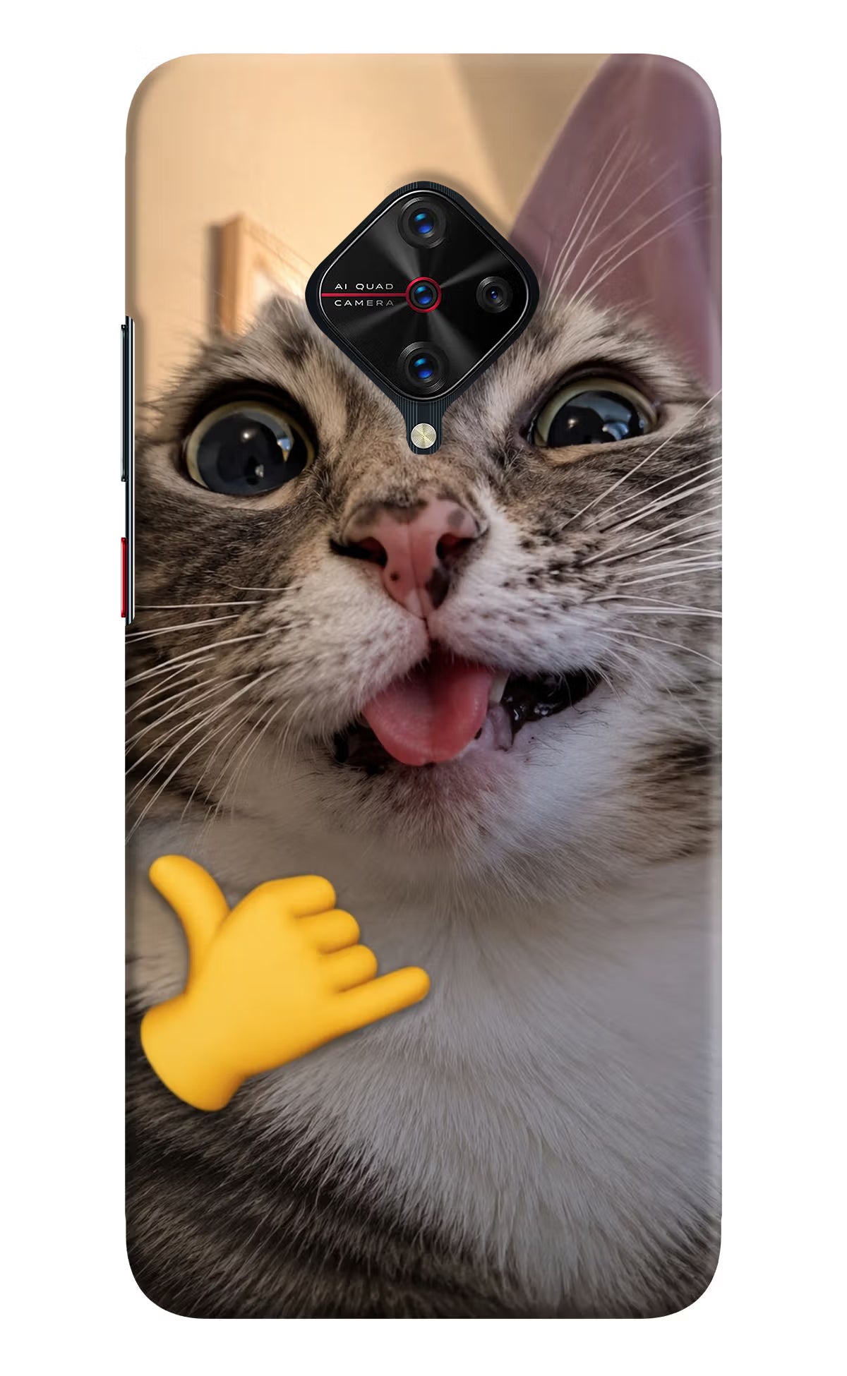 Silly Cat Call Vivo S1 Pro Back Cover