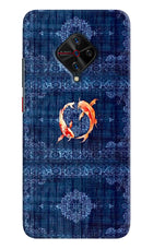 Koi Blue Vivo S1 Pro Hard Case Back Cover by Casekaro