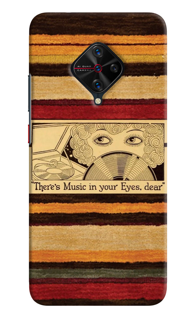 Vinyl Stripes Vivo S1 Pro Hard Case Back Cover by Casekaro