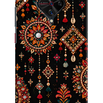 Boho Noir Vivo S1 Pro Hard Case Back Cover by Casekaro