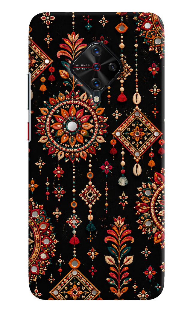 Boho Noir Vivo S1 Pro Hard Case Back Cover by Casekaro