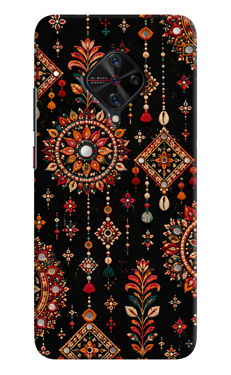Boho Noir Vivo S1 Pro Back Cover, Hard case