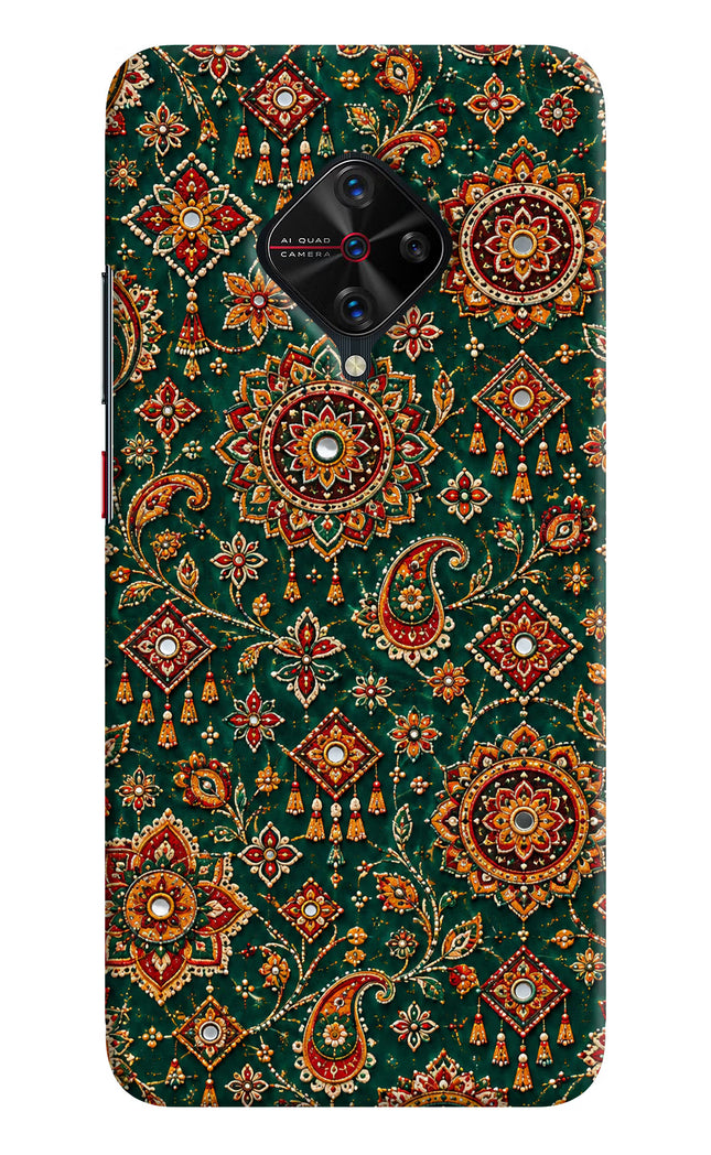 Green Pataka Vivo S1 Pro Hard Case Back Cover by Casekaro