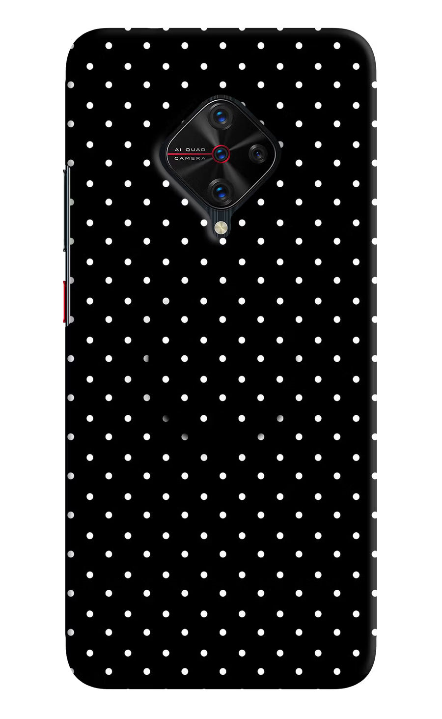 White Dots Vivo S1 Pro Pop Case, Hard case
