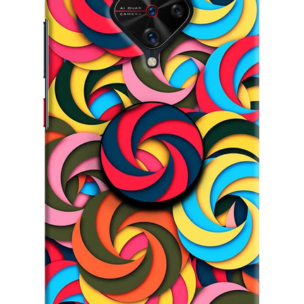 Spiral Pattern Vivo S1 Pro Pop Case by Casekaro