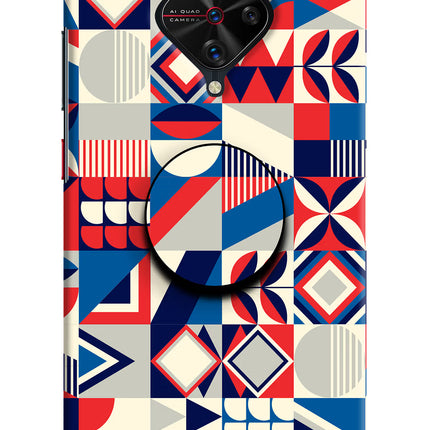 Colorful Pattern Vivo S1 Pro Pop Case by Casekaro