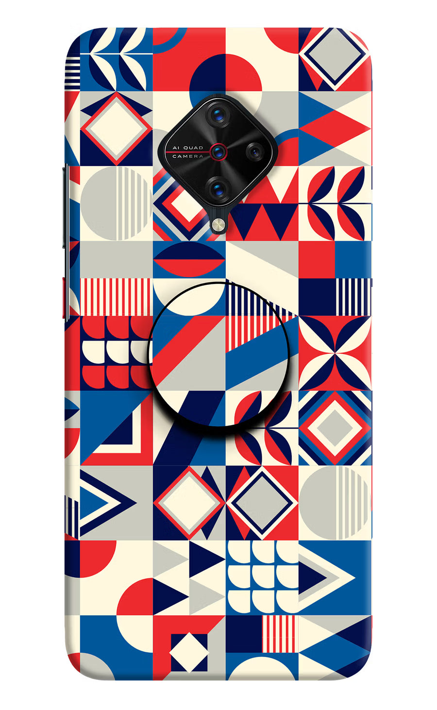 Colorful Pattern Vivo S1 Pro Pop Case, Hard case