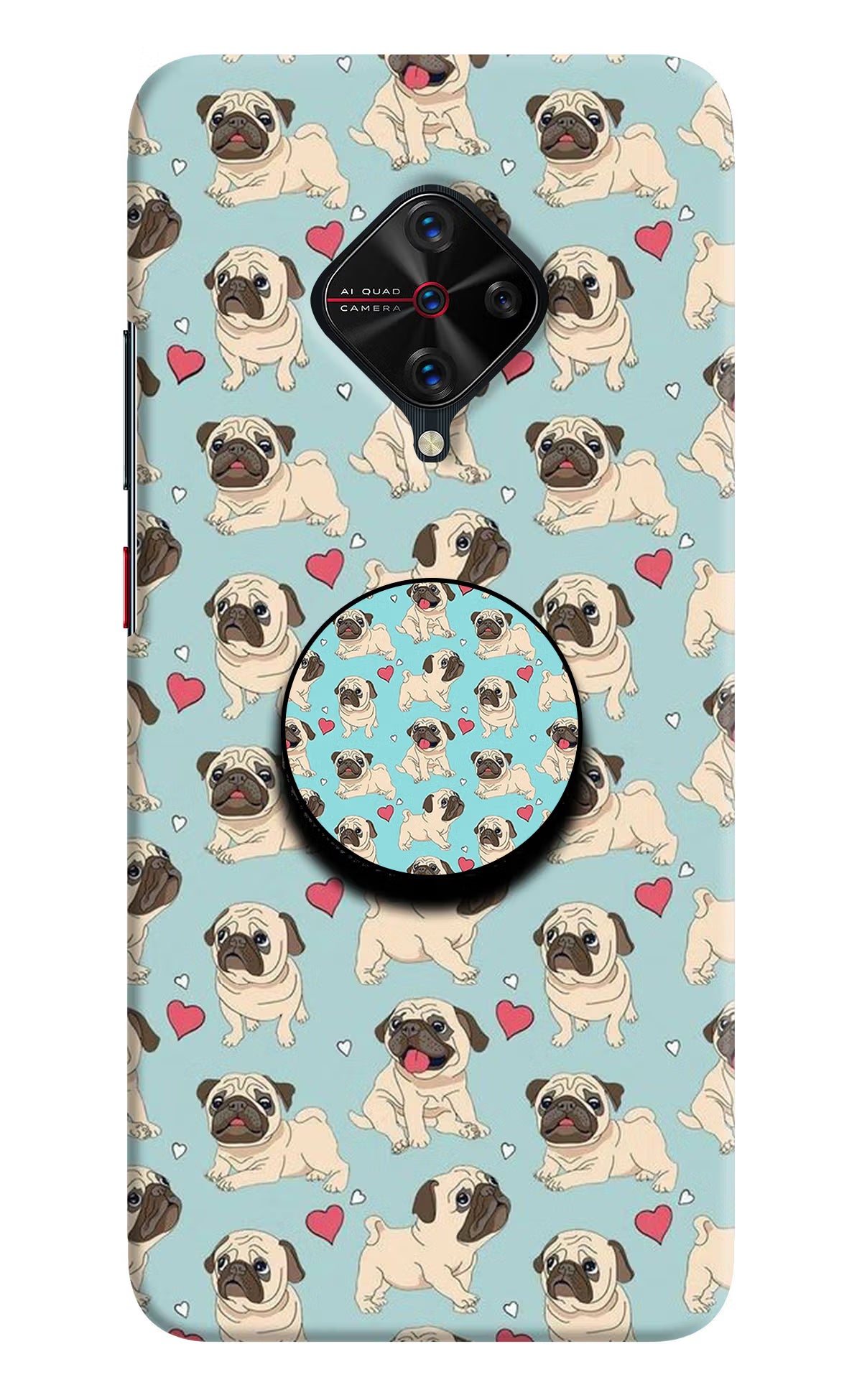 Pug Dog Vivo S1 Pro Pop Case by Casekaro