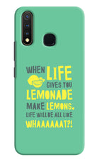 Quote Vivo Y19/U20 Hard Case Back Cover by Casekaro