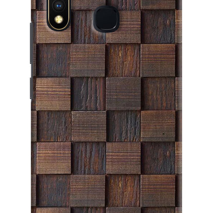 Wooden Cube Design Vivo Y19/U20 Hard Case Back Cover by Casekaro