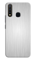 Wooden Grey Texture Vivo Y19/U20 Hard Case Back Cover by Casekaro