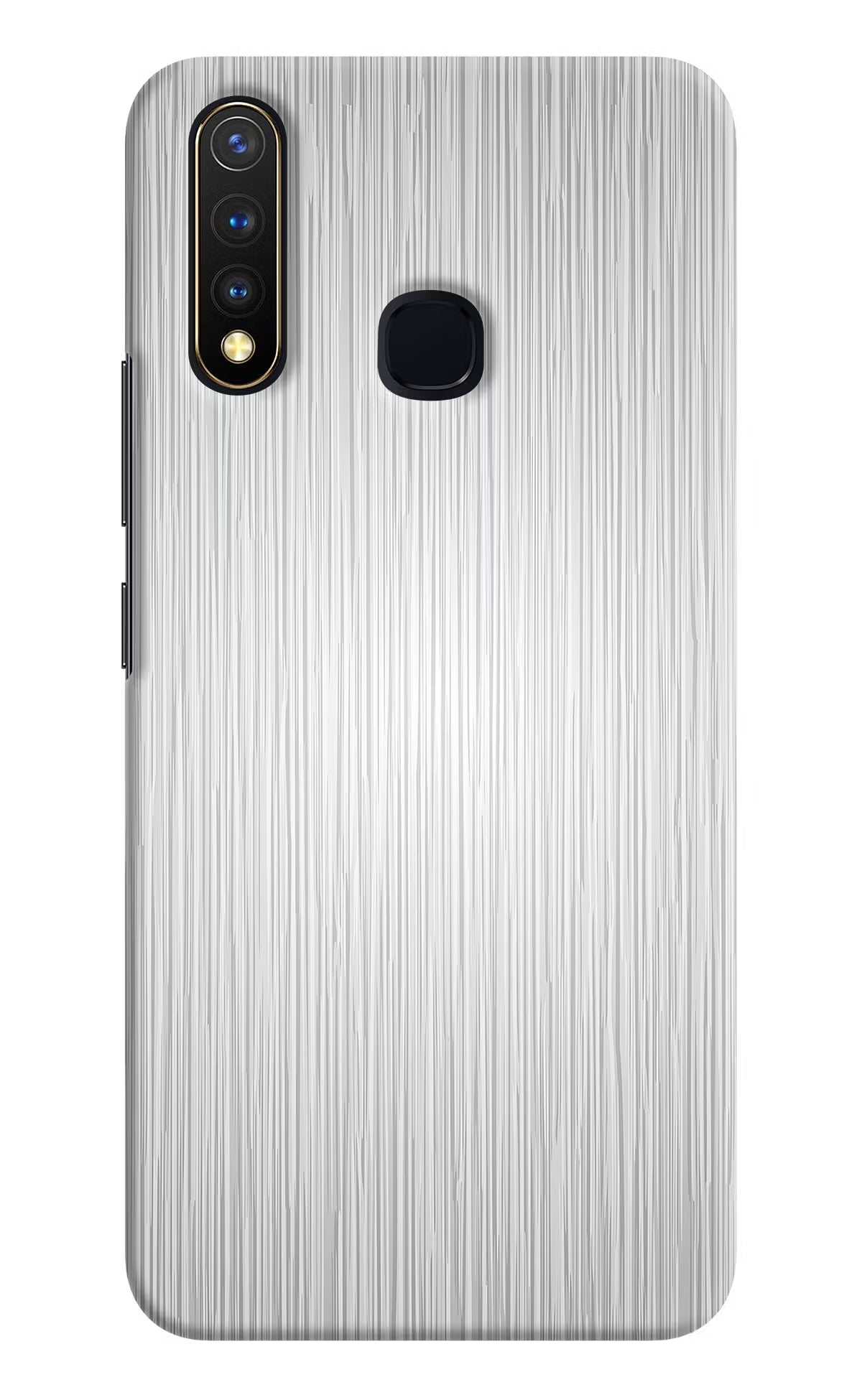Wooden Grey Texture Vivo Y19/U20 Hard Case Back Cover by Casekaro
