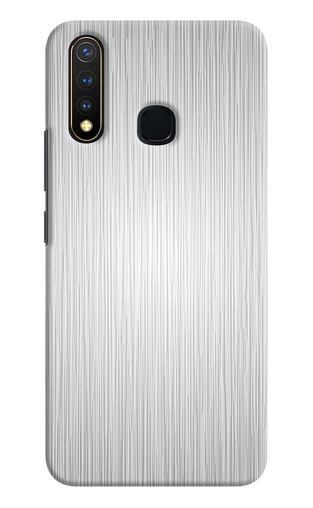 Wooden Grey Texture Vivo Y19/U20 Hard Case Back Cover by Casekaro