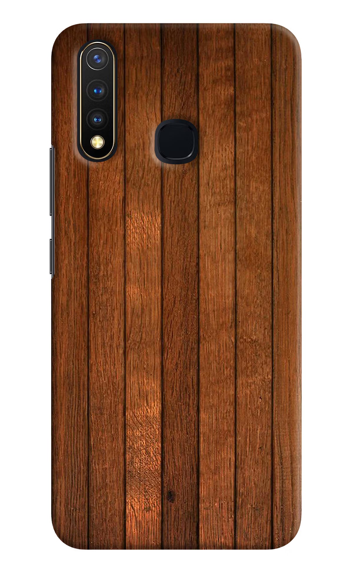 Wooden Artwork Bands Vivo Y19/U20 Hard Case Back Cover by Casekaro