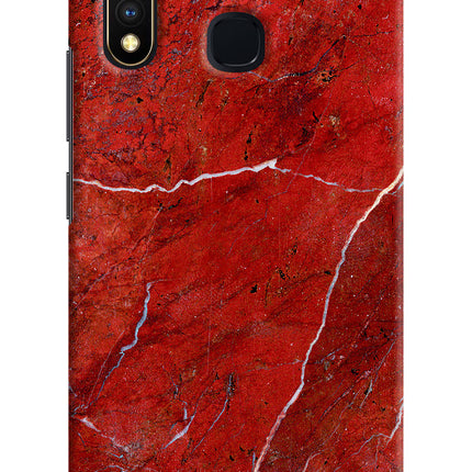 Red Marble Design Vivo Y19/U20 Hard Case Back Cover by Casekaro