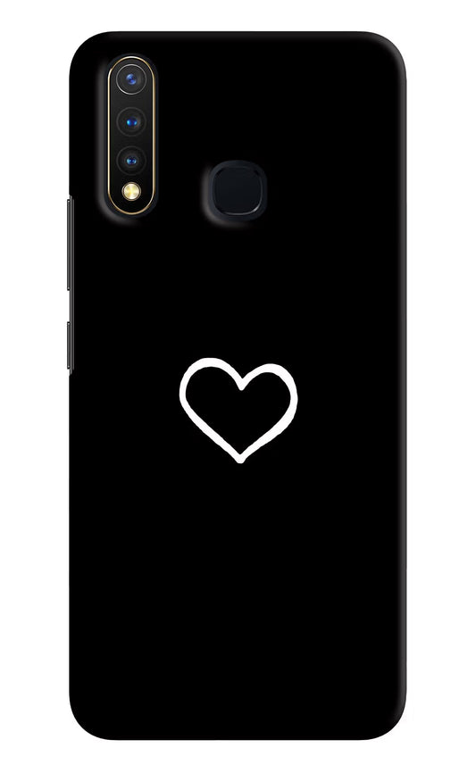 Heart Vivo Y19/U20 Hard Case Back Cover by Casekaro