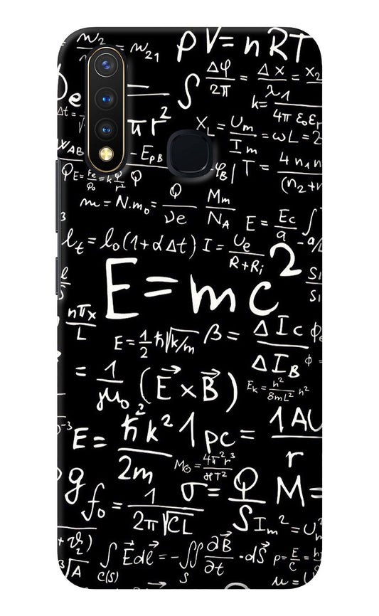 Physics Albert Einstein Formula Vivo Y19/U20 Back Cover