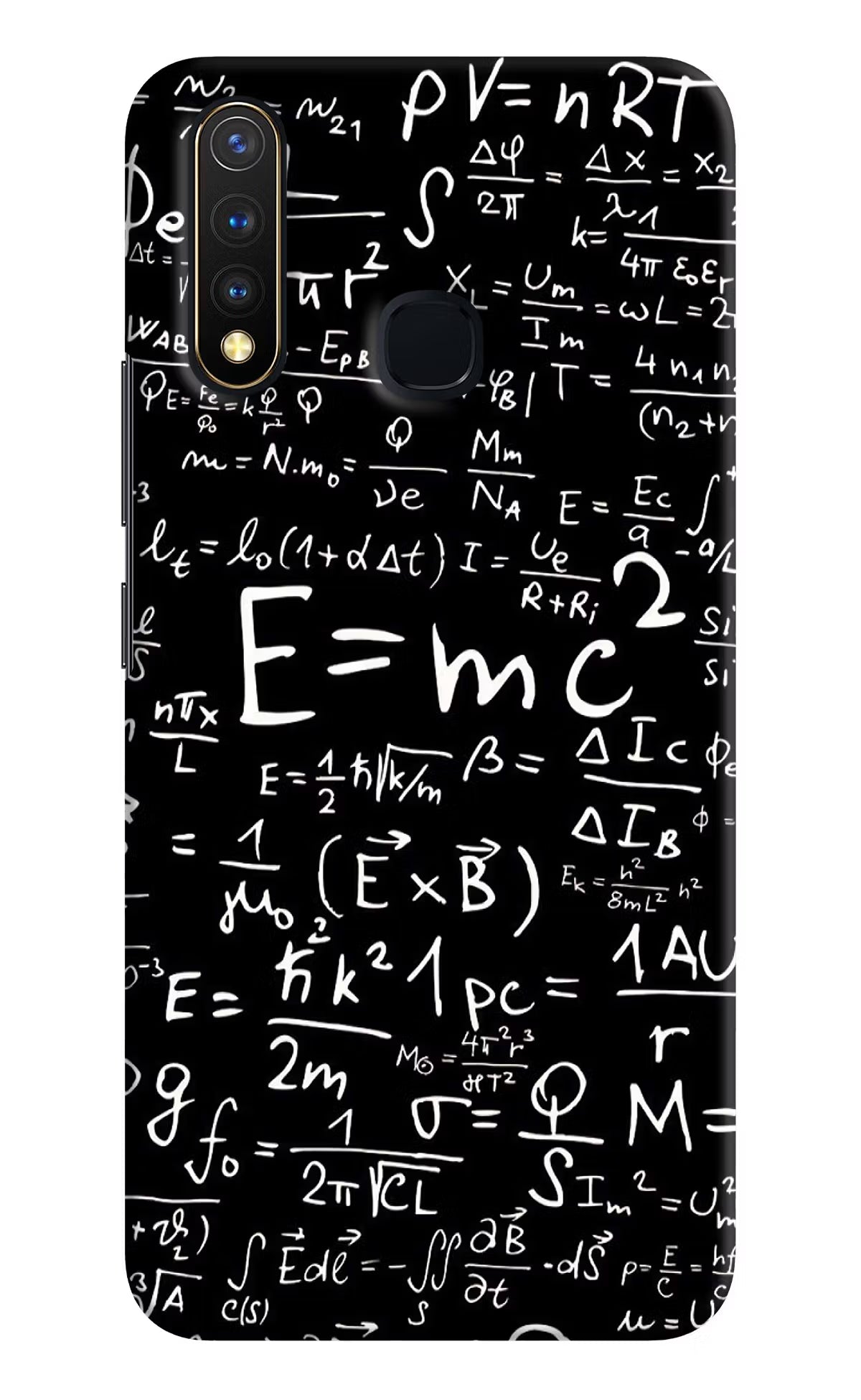 Physics Formula Vivo Y19/U20 Hard Case Back Cover by Casekaro