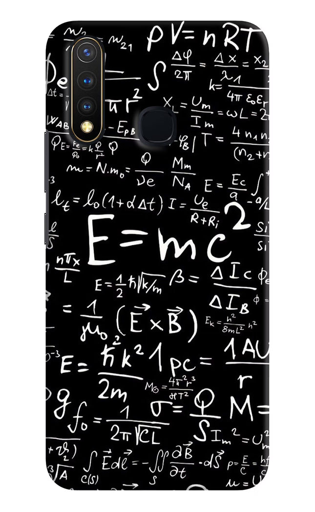 Physics Formula Vivo Y19/U20 Hard Case Back Cover by Casekaro