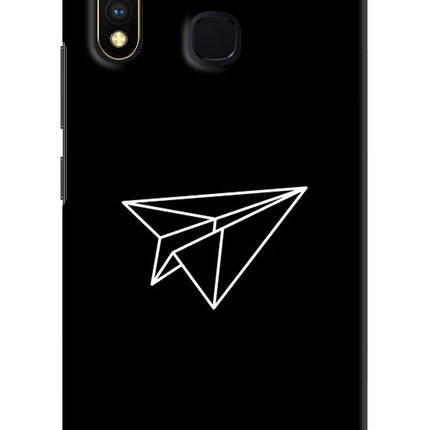 Paper Plane White Vivo Y19/U20 Hard Case Back Cover by Casekaro