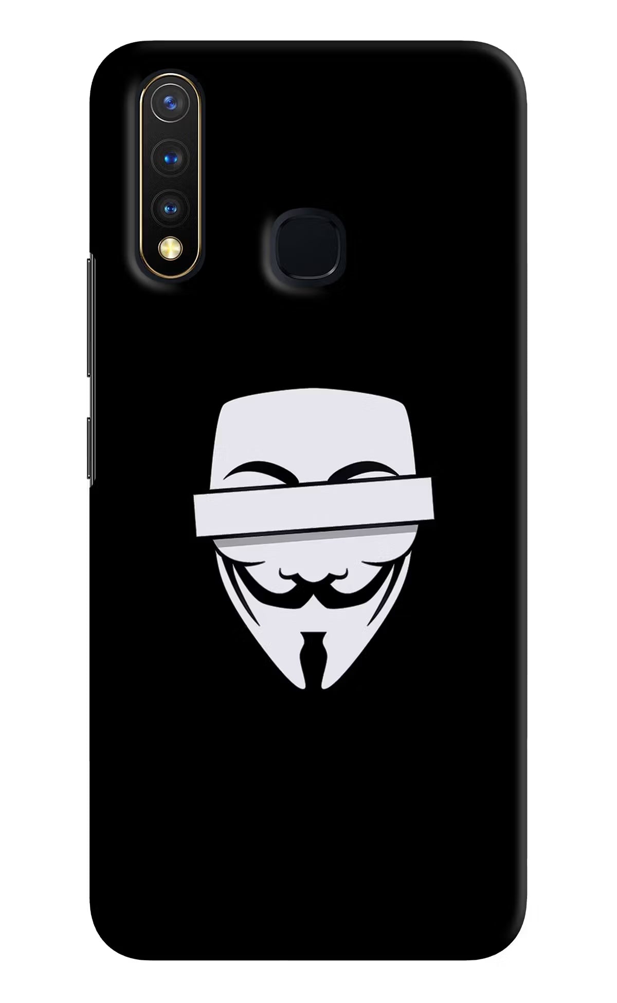 Anonymous Face Vivo Y19/U20 Hard Case Back Cover by Casekaro