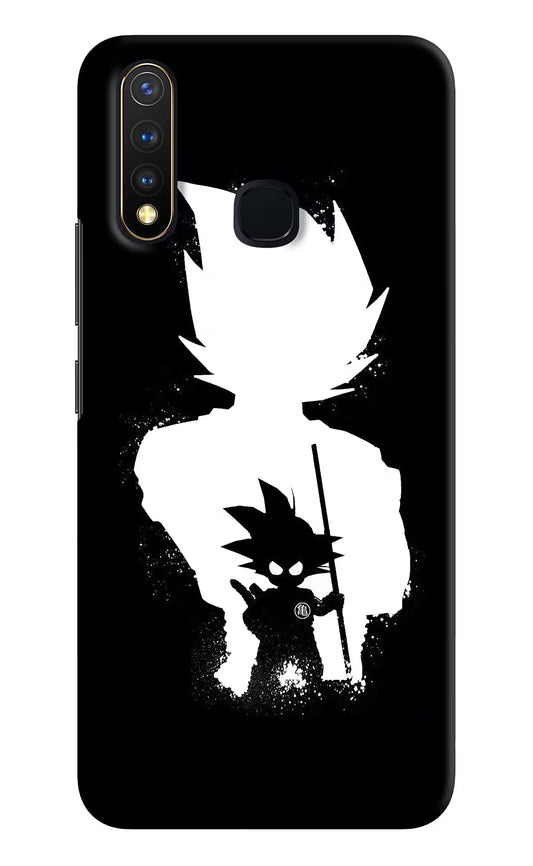 Goku Shadow Vivo Y19/U20 Hard Case Back Cover by Casekaro