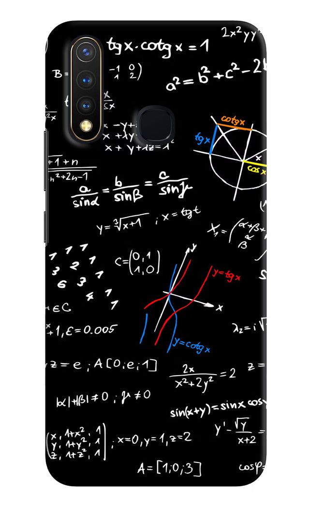 Mathematics Formula Vivo Y19/U20 Hard Case Back Cover by Casekaro