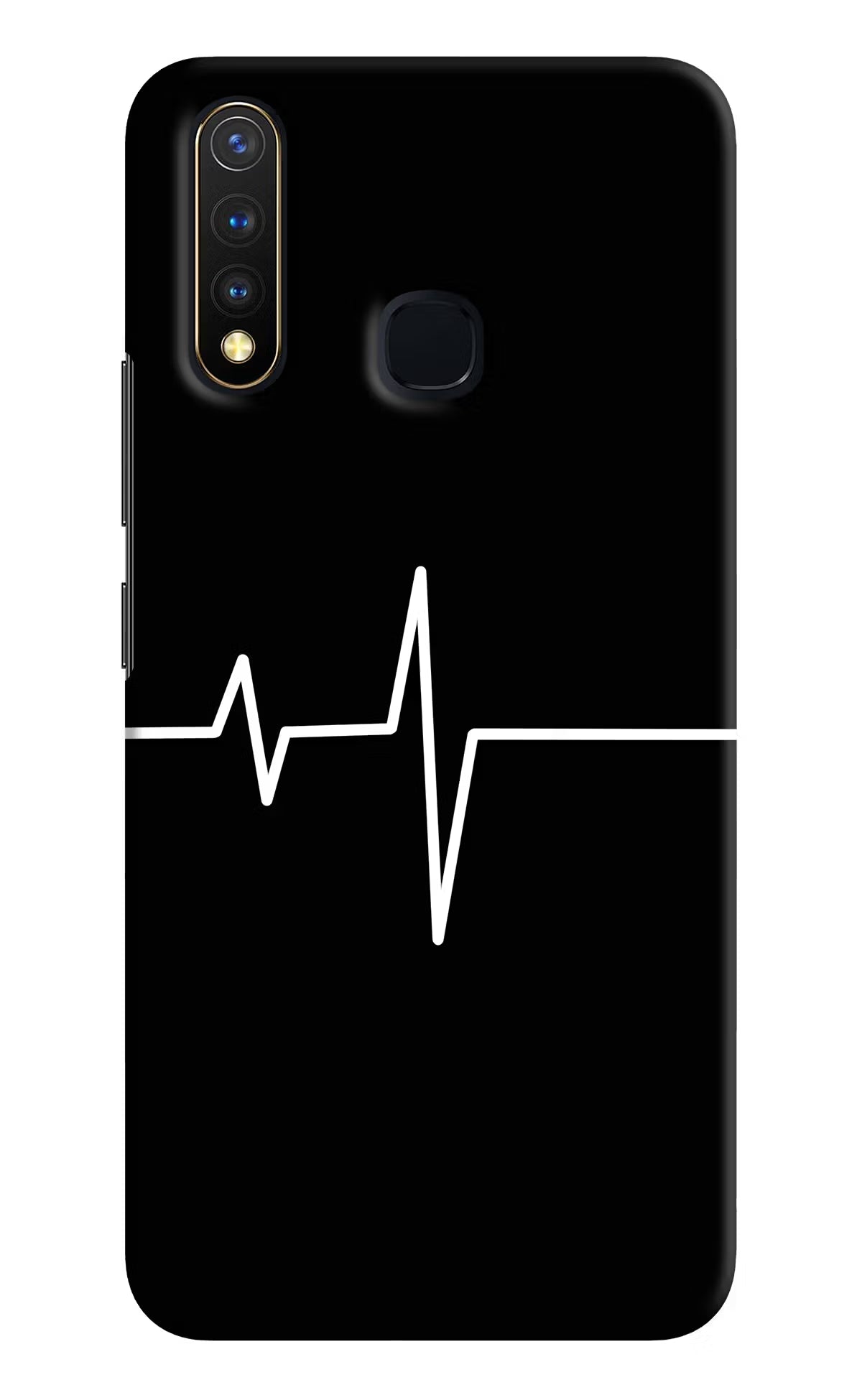 Heart Beats Vivo Y19/U20 Hard Case Back Cover by Casekaro