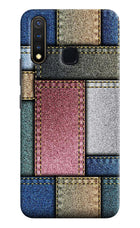 Multicolor Jeans Vivo Y19/U20 Hard Case Back Cover by Casekaro