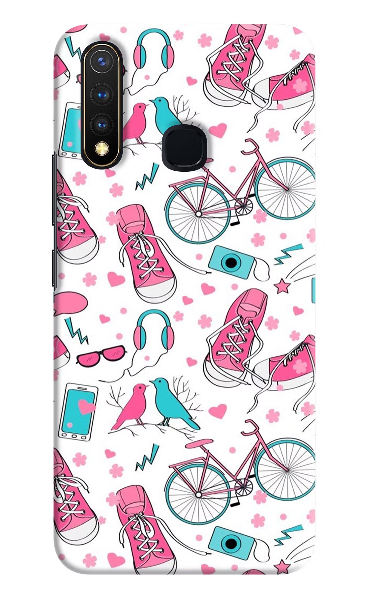 Artwork Vivo Y19/U20 Hard Case Back Cover by Casekaro