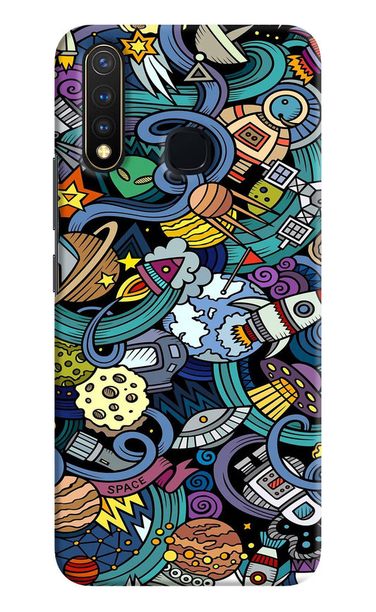 Space Abstract Vivo Y19/U20 Hard Case Back Cover by Casekaro