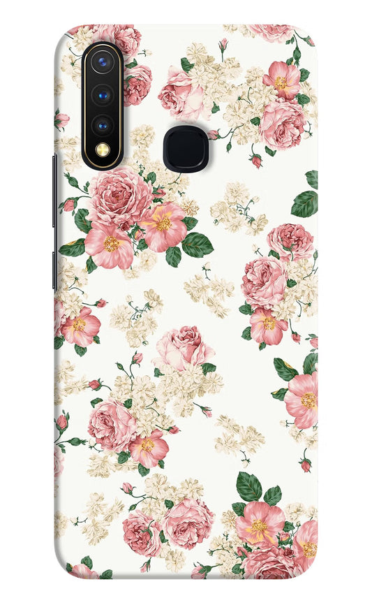 Flowers Vivo Y19/U20 Hard Case Back Cover by Casekaro