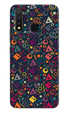 Geometric Abstract Vivo Y19/U20 Hard Case Back Cover by Casekaro