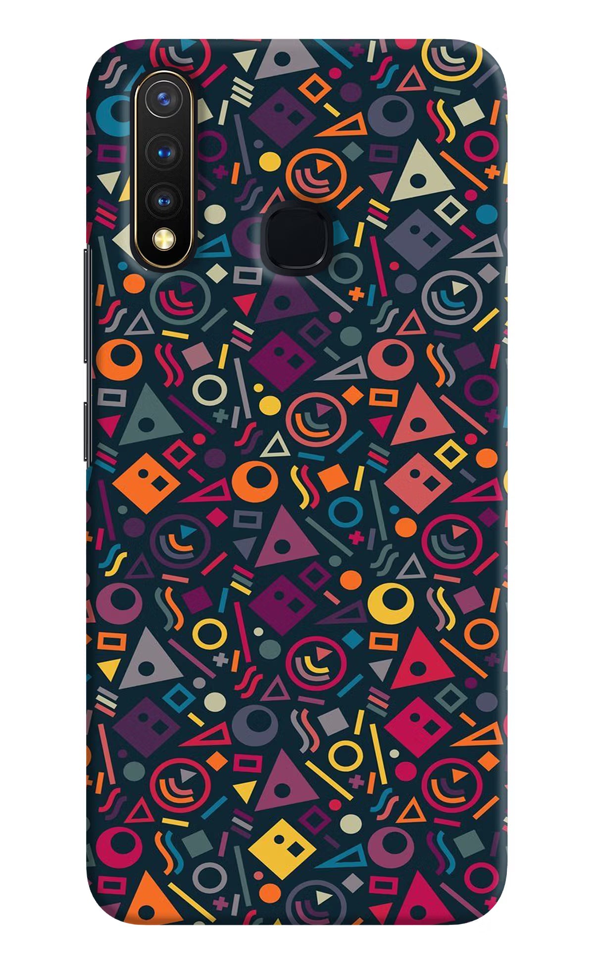 Geometric Abstract Vivo Y19/U20 Hard Case Back Cover by Casekaro