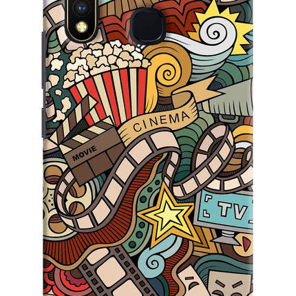 Cinema Abstract Vivo Y19/U20 Hard Case Back Cover by Casekaro