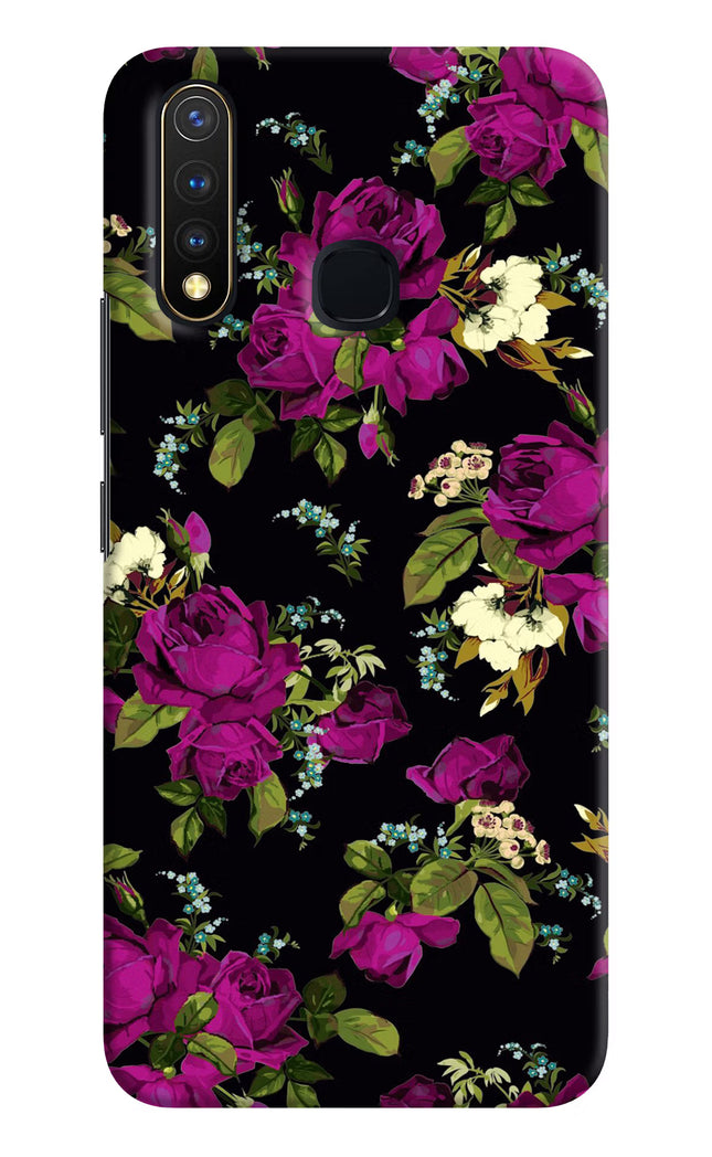 Flowers Vivo Y19/U20 Hard Case Back Cover by Casekaro