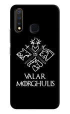 Valar Morghulis | Game Of Thrones Vivo Y19/U20 Hard Case Back Cover by Casekaro