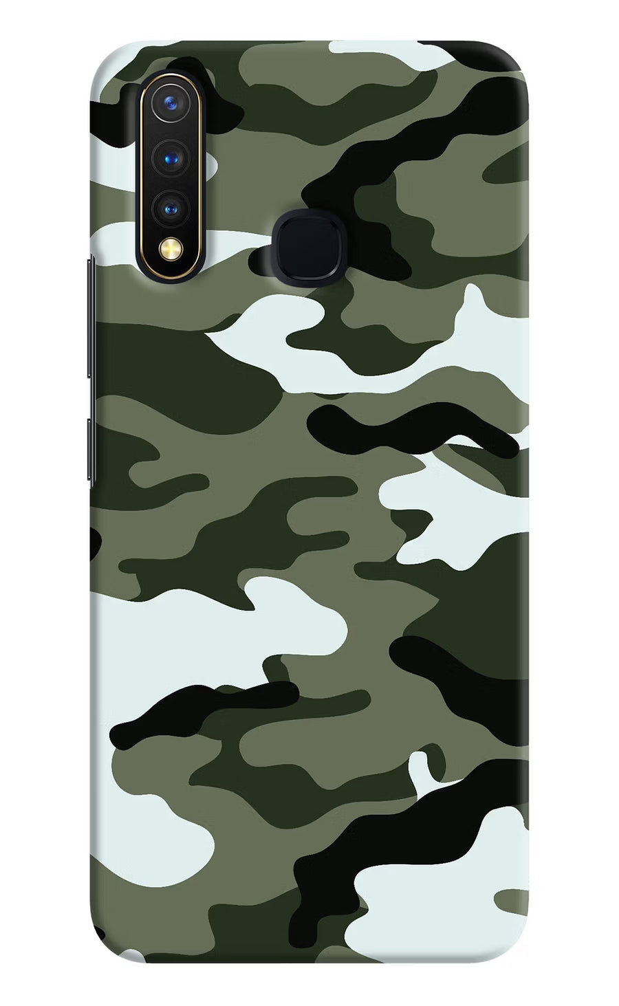 Camouflage Vivo Y19/U20 Back Cover, Hard case