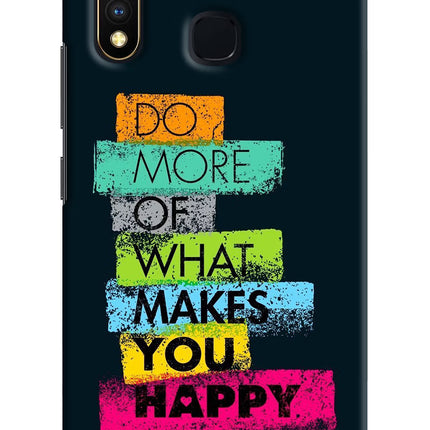 Do More Of What Makes You Happy Vivo Y19/U20 Hard Case Back Cover by Casekaro