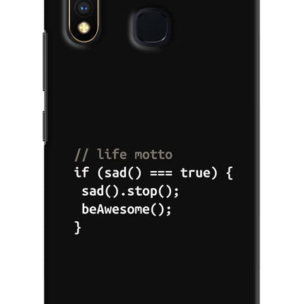 Life Motto Code Vivo Y19/U20 Hard Case Back Cover by Casekaro
