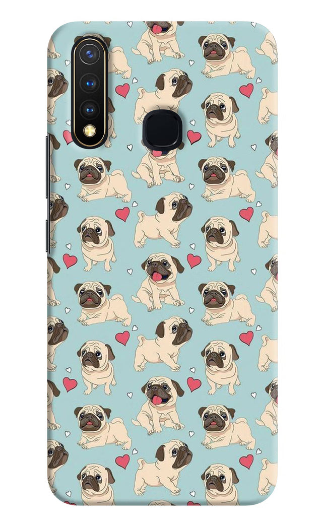 Pug Dog Vivo Y19/U20 Hard Case Back Cover by Casekaro
