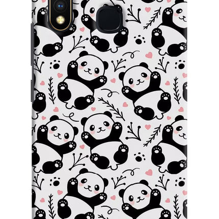 Cute Panda Vivo Y19/U20 Hard Case Back Cover by Casekaro