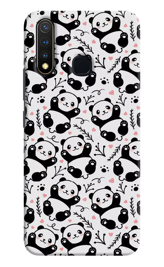 Cute Panda Vivo Y19/U20 Hard Case Back Cover by Casekaro
