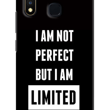 I Am Not Perfect But I Am Limited Edition Vivo Y19/U20 Hard Case Back Cover by Casekaro