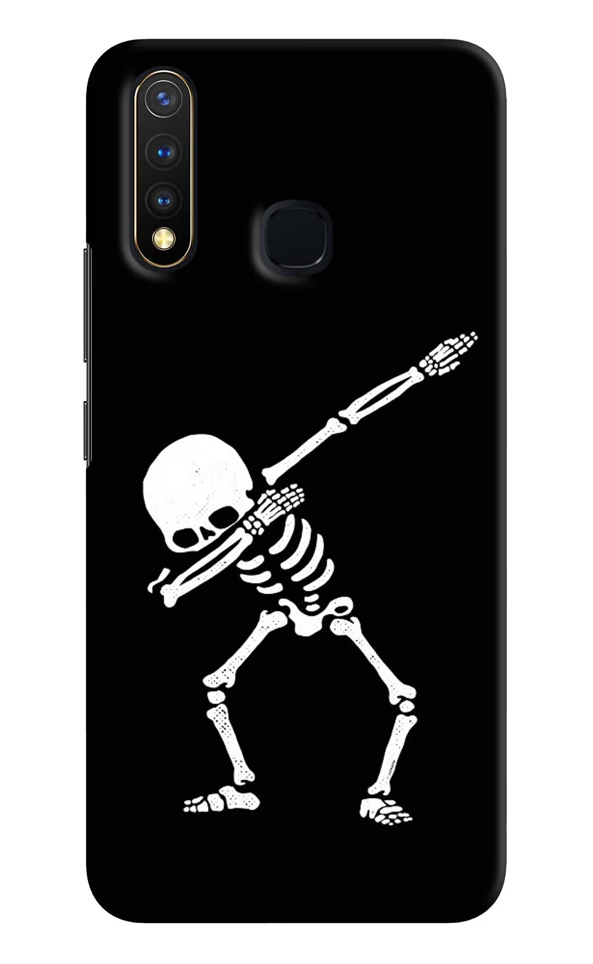 Dabbing Skeleton Art Vivo Y19/U20 Hard Case Back Cover by Casekaro