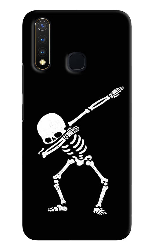 Dabbing Skeleton Art Vivo Y19/U20 Hard Case Back Cover by Casekaro