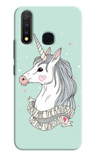 Unicorn Wallpaper Vivo Y19/U20 Hard Case Back Cover by Casekaro